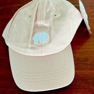 Ivory Ella baseball cap. Blossom colored